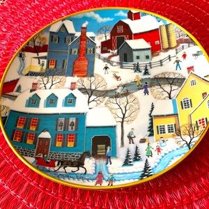 VINTAGE PLATE. WINTER’S EVE 1992
